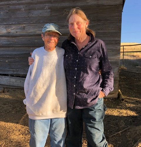Lisa with Carol, co-owner at Tawanda Farms