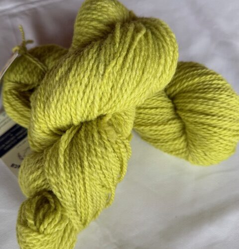 East Friesian Worsted-Weight Yarn: Hand-dyed with Scabiosa (Lot 1)