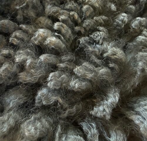 Aurora: Grey Romney Raw Fleece