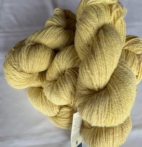 East Friesian Worsted-Weight Yarn: Hand-dyed with Weld