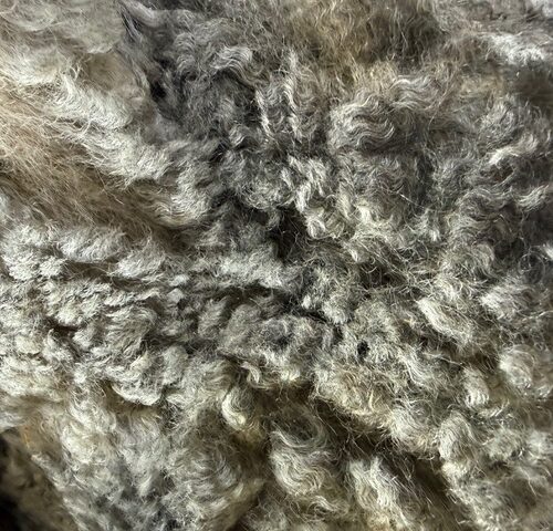 Sky King: Grey Romney Raw Fleece